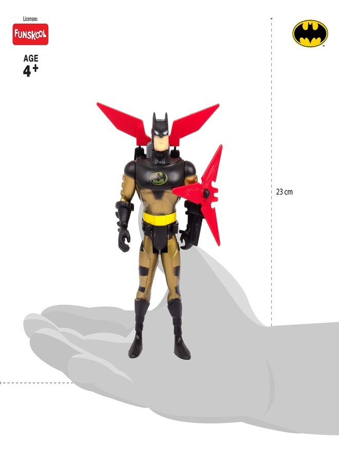 Funskool Knight Star Batman Action Figure Toy for Kid, 6 Inch, Classic DC Superhero With Articulation, Movie Inspired Collectible, Ideal Gift for Children, Toys for Kids, Ages 4+ Years - Image 3
